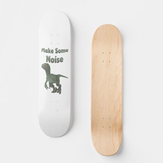 Skateboard Faites un bruit Velociraper (Recto)