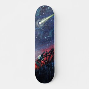 Skateboard Faites un voeu sur une étoile de tir
