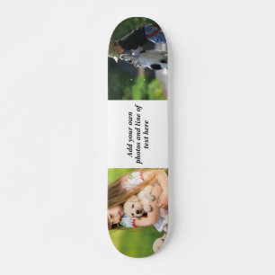 Skateboard Faites votre propre collage photo et texte