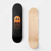 Skateboard fan art Pac-Man fantôme orange noir (Recto)