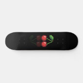 Skateboard fan art Pac-Man pixel cerise noir (Horz)