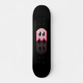 Skateboard fan art Pac-Man spot roze zwart (Voorkant)