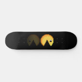 Skateboard fan art Pac-Man, Zwarte Tapel (Horizontaal)