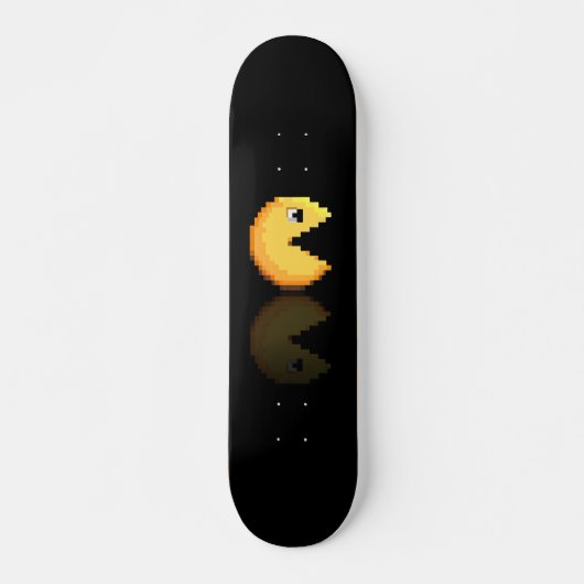 Skateboard fan art Pac-Man, Zwarte Tapel (Voorkant)