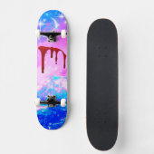 Skateboard Fantaisie avec du sang (Recto)
