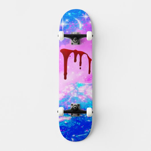 Skateboard Fantaisie avec du sang (Recto)