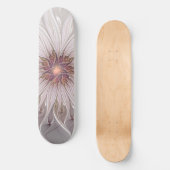 Skateboard Fantaisie florale, fleur pastel moderne abstraite (Recto)