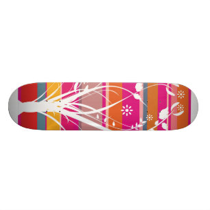Skateboard Fantaisie rayé