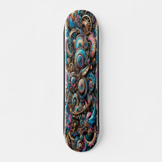 Skateboard "Fantasia de l'horloge"