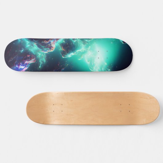 Skateboard Fantastique Nebula Espace Abstrait 8 (Horz)