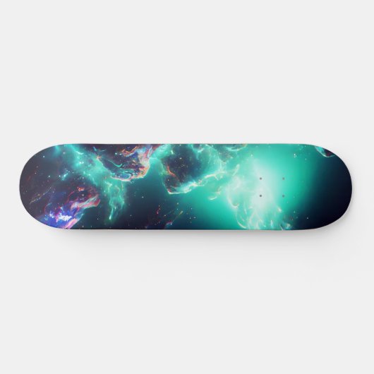 Skateboard Fantastique Nebula Espace Abstrait 8 (Horz)