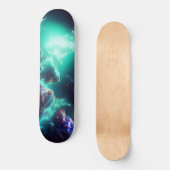 Skateboard Fantastique Nebula Espace Abstrait 8 (Recto)