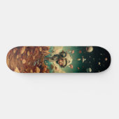 Skateboard Fantasy wall art skateboard.  (Horz)
