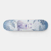 Skateboard Fantasy Winter White Fox Skate Deck (Horz)
