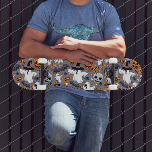 Skateboard Fantômes Monstres mignons Éffrayants et Déplaisant (Extérieur 3)