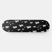 Skateboard Fantômes Sombres d'Halloween (Horz)