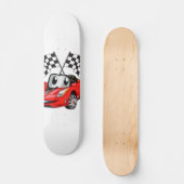 Skateboard Fast cartoon flag race - choose back color (Recto)