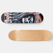 Skateboard Faucheuse d'échecs inimitable de Détroit #2 (Horz)