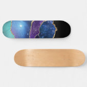Skateboard Fausse Pierre d'agate Marbrée Galaxie Brillante Ét (Horz)