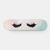Skateboard Faux cils de fille cool (Horz)