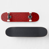 Skateboard Faux Cuir Rouge (Horz)