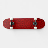 Skateboard Faux Cuir Rouge (Horz)