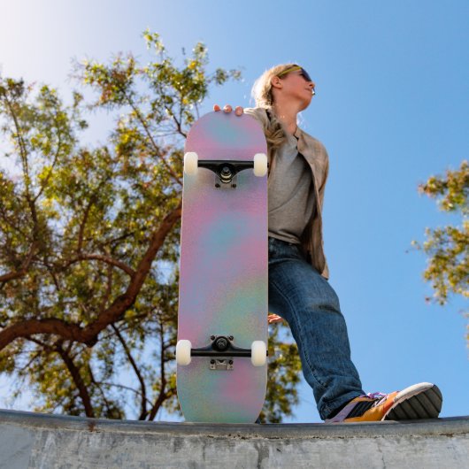 Skateboard Faux Holographique Ripple Glass Texture (Extérieur 1)