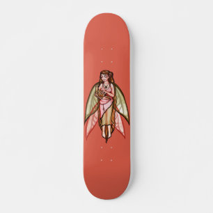 Skateboard Fée d'escargot Cute nature amoureux fées artisanat