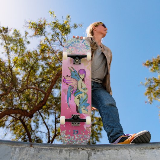 Skateboard Fée et dragon sur la marque Rose Dd (Extérieur 1)