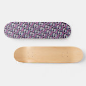 Skateboard Feline Dia de los Muertos (Horz)