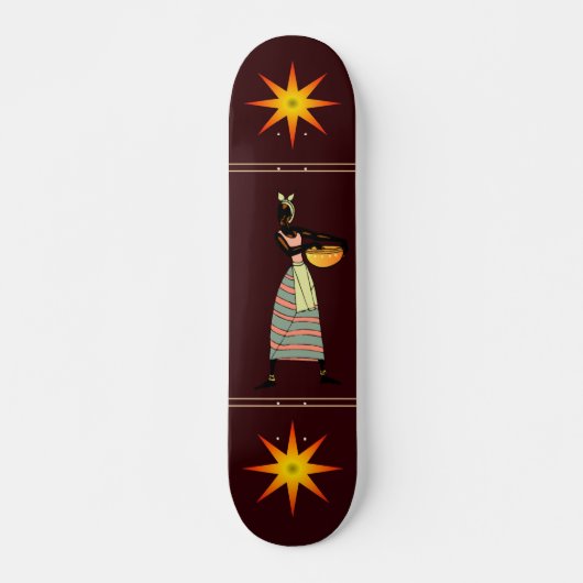 Skateboard féminin d'Afrique (Devant)