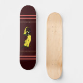 Skateboard féminin d'Afrique (Recto)