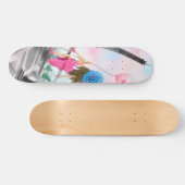 Skateboard Femme À Paris Tour Eiffel (Horz)