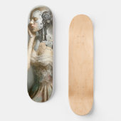 Skateboard Femme Cyborg Femme Ai Art (Recto)