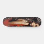 Skateboard Femme d'art urbain (Horz)