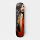 Skateboard Femme d'art urbain (Devant)
