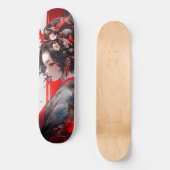 Skateboard Femme Geisha Anime (Recto)