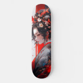 Skateboard Femme Geisha Anime (Recto)