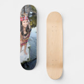 Skateboard Femme indienne (Recto)