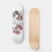 Skateboard femme japonaise (Recto)