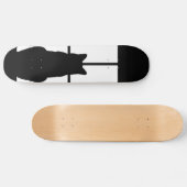 Skateboard Fenêtre Chat noir Cliquez pour Customiser une déco (Horz)