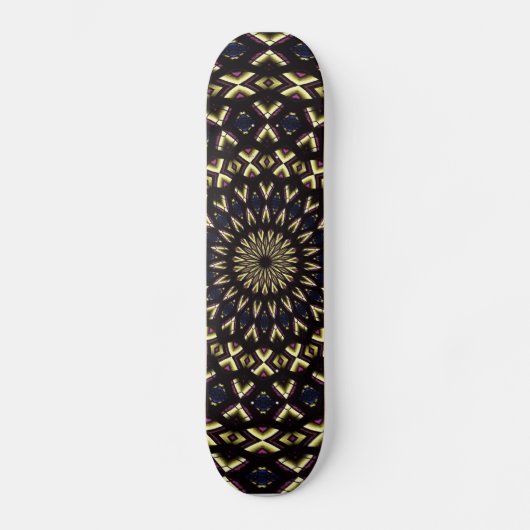Skateboard Fenêtre en verre tendu Kaleidoscope 11 (Recto)