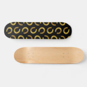 Skateboard Fer à cheval d'or (Horz)