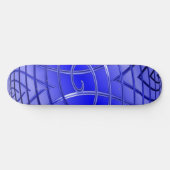 Skateboard Fer à Ligne Bleue Mince (Horz)