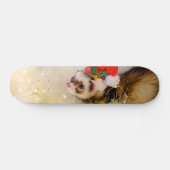 Skateboard Ferret à Santa Hat (Horz)