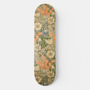 Skateboard Festival de fleurs de William Morris Spring Compto