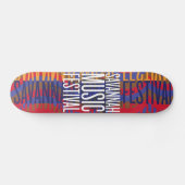 Skateboard Festival de musique de la savane (Horz)