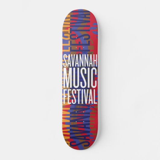 Skateboard Festival de musique de la savane (Recto)