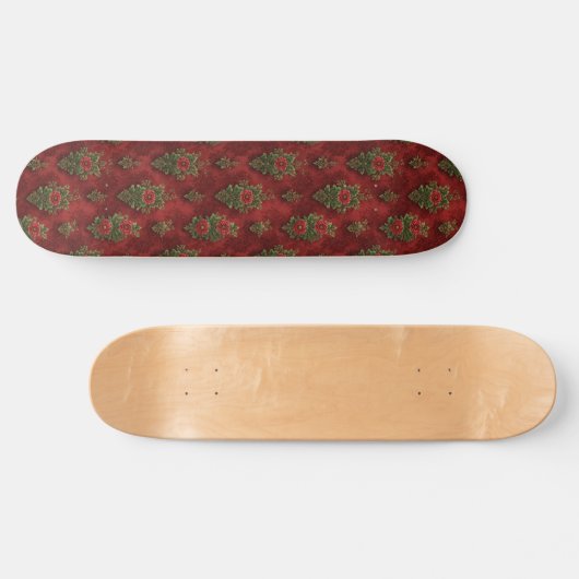 Skateboard Festive Damask  (Horz)