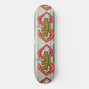 Skateboard Fête Gâteaux Lèvres & Dents Cool féroce Artsy